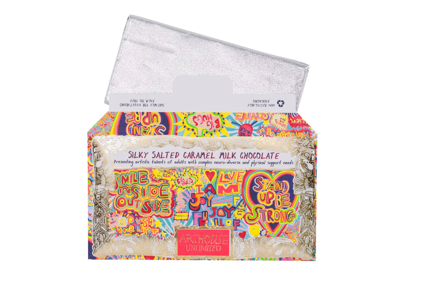 Arthouse Unlimited - Full of Joy, Silky Milk Salted Caramel Chocolate Bar