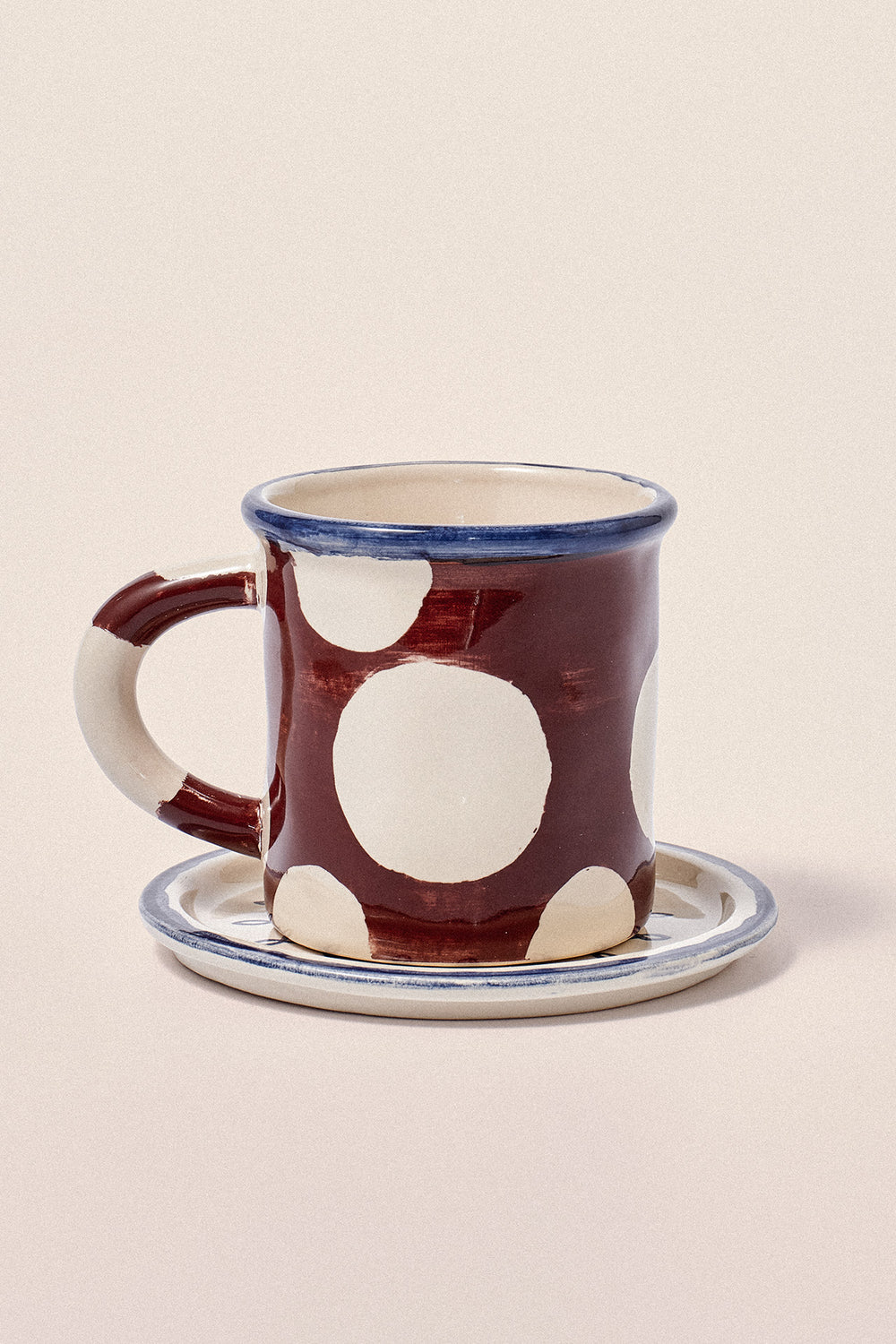 Damson Madder - Saucer, Swirl Boarder