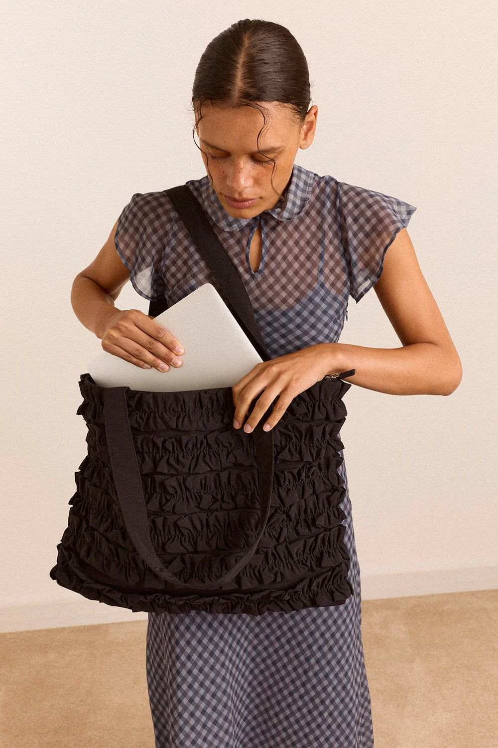 Damson Madder - Sander Frill Tote Bag, Black