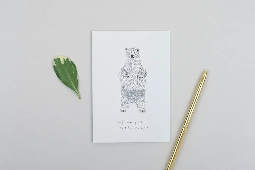 Katie Housley - Hand Finished Card, Put Your Party Pants On