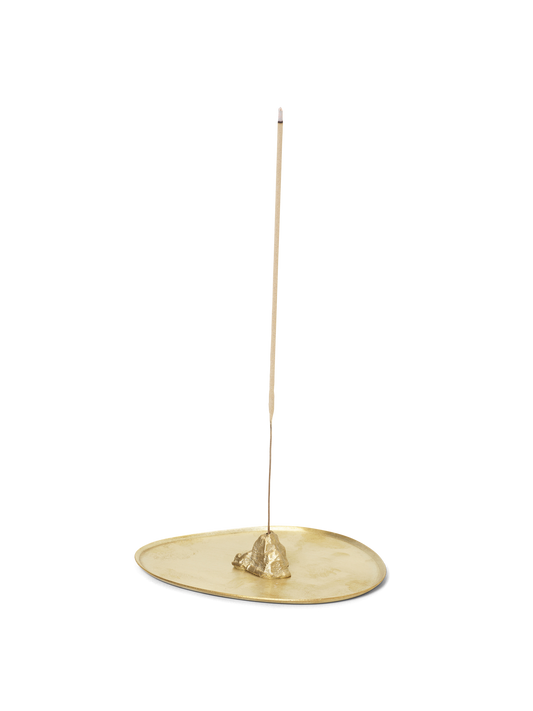 Ferm Living Stone Incense Burner - Brass