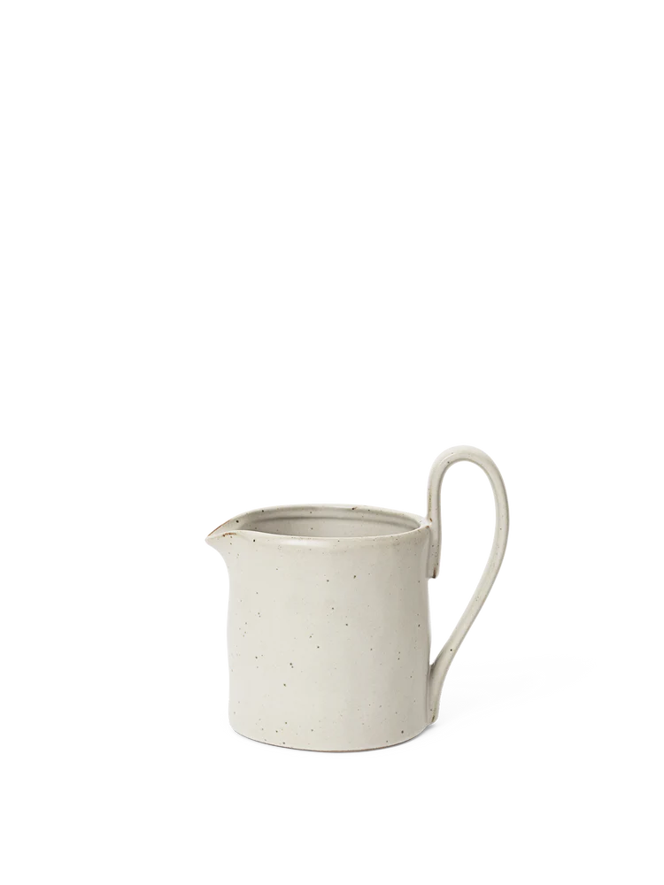 Ferm Living - Flow Milk Jar, Off-White Speckle