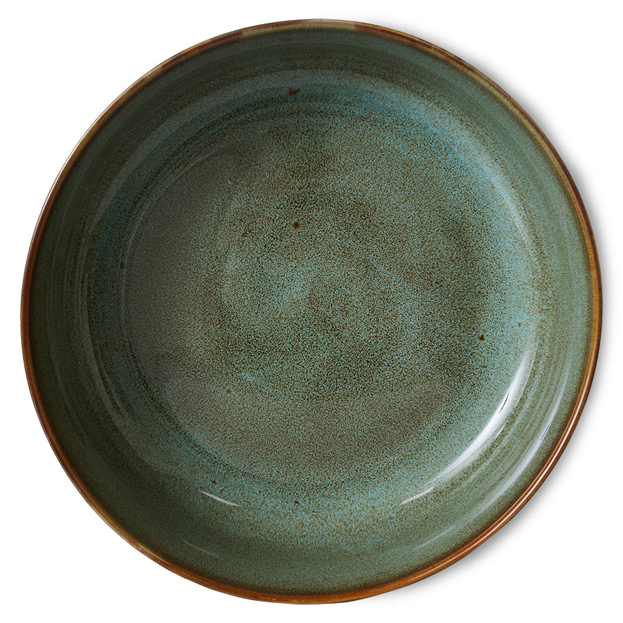 HKLIVING - 70s Ceramics: Salad Bowl, Rock on