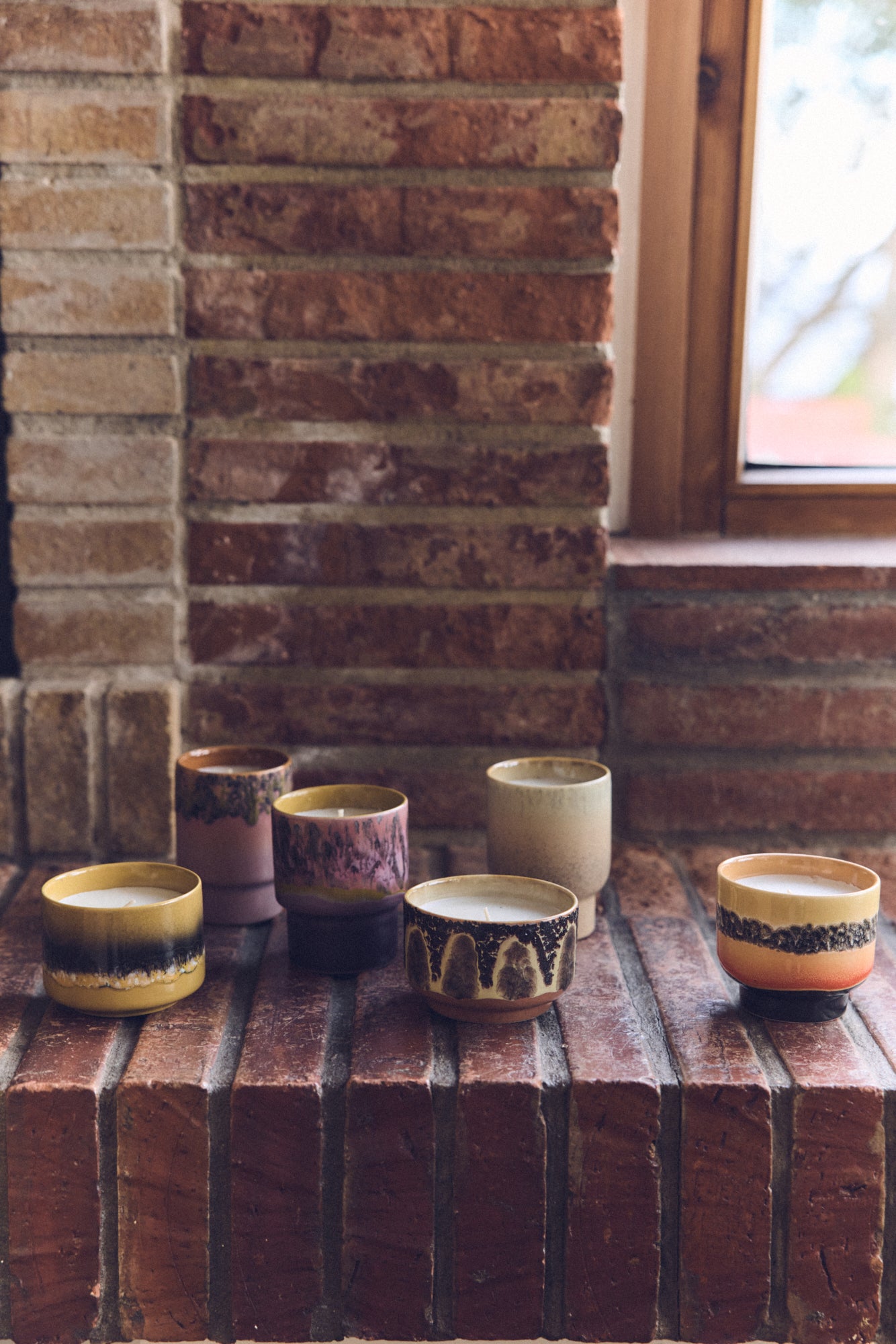 HKLIVING - 70s Ceramics: Small Scented Candle, Valencia