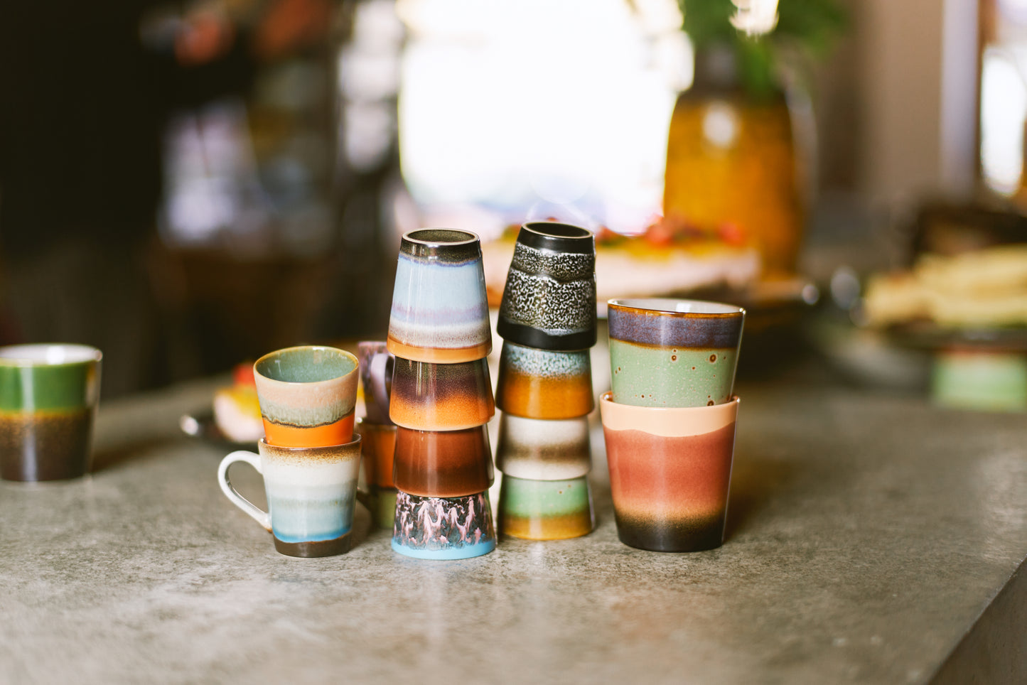 HKLIVING - 70s Ceramics: Espresso Mug, Retro