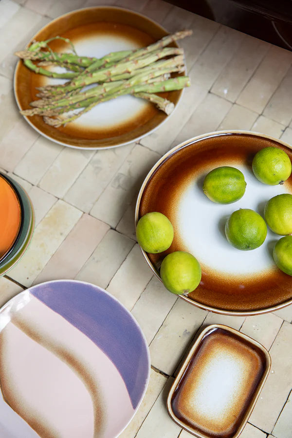 HKLIVING - 70s Ceramics: Small Tray - Mojave
