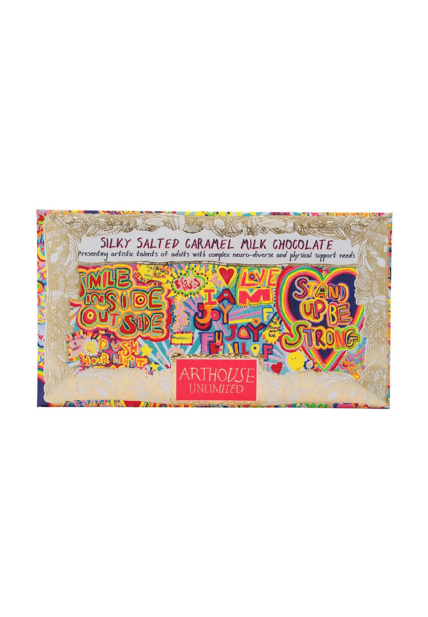 Arthouse Unlimited - Full of Joy, Silky Milk Salted Caramel Chocolate Bar