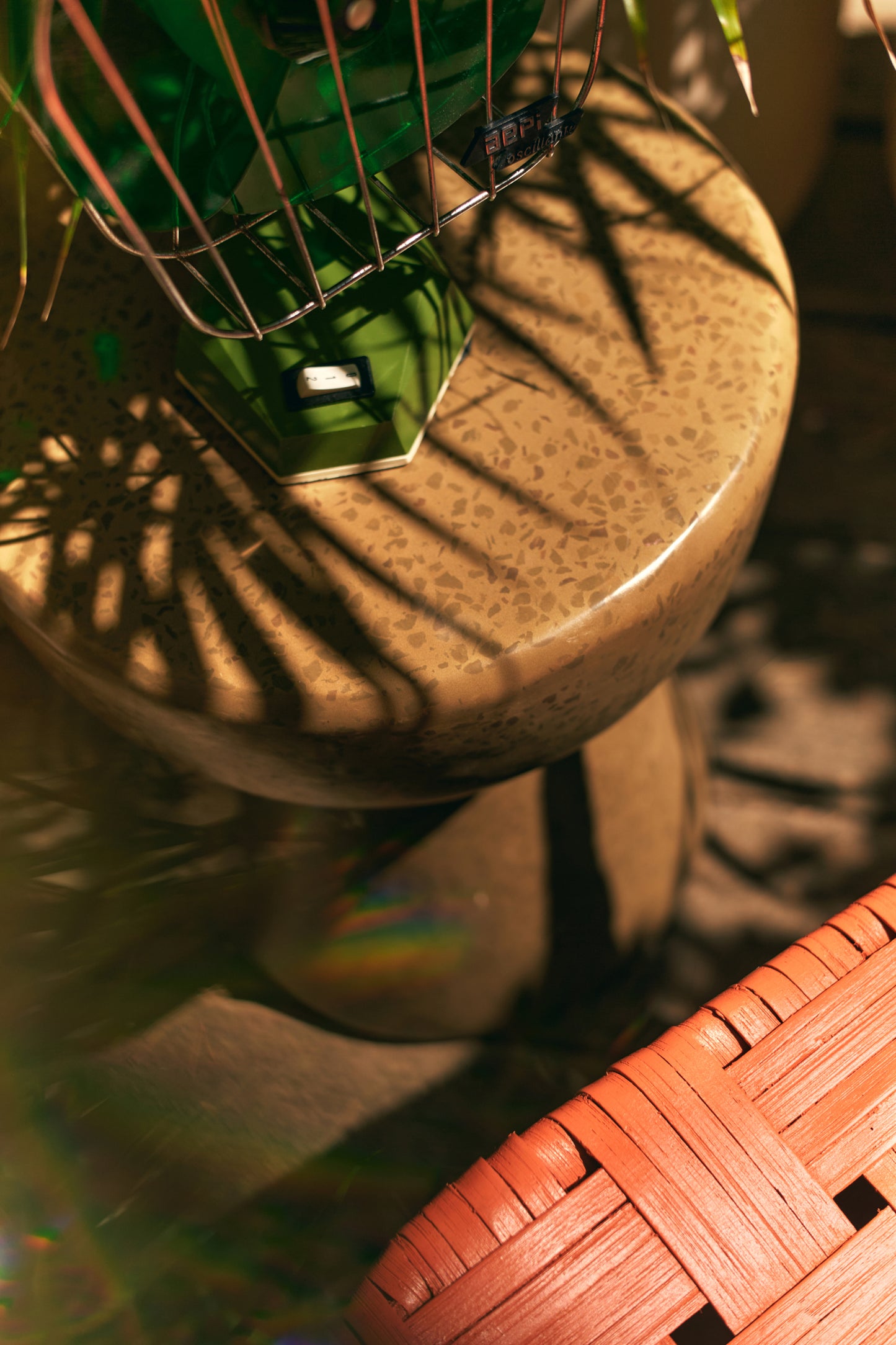 HKLIVING - Terrazzo Side Table, Pebble