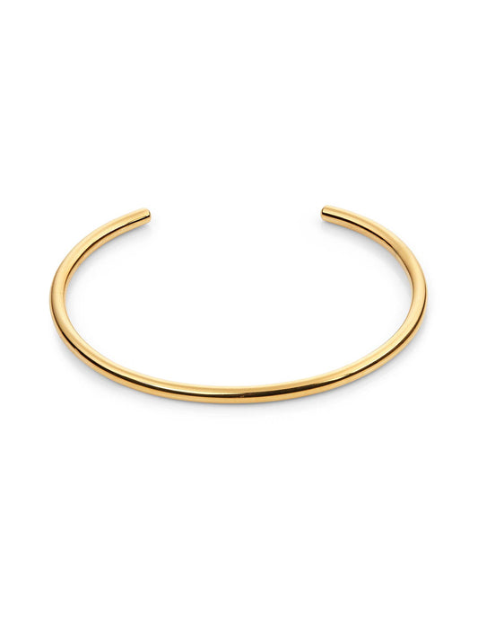 Nordic Muse - Minimal Bangle, Gold