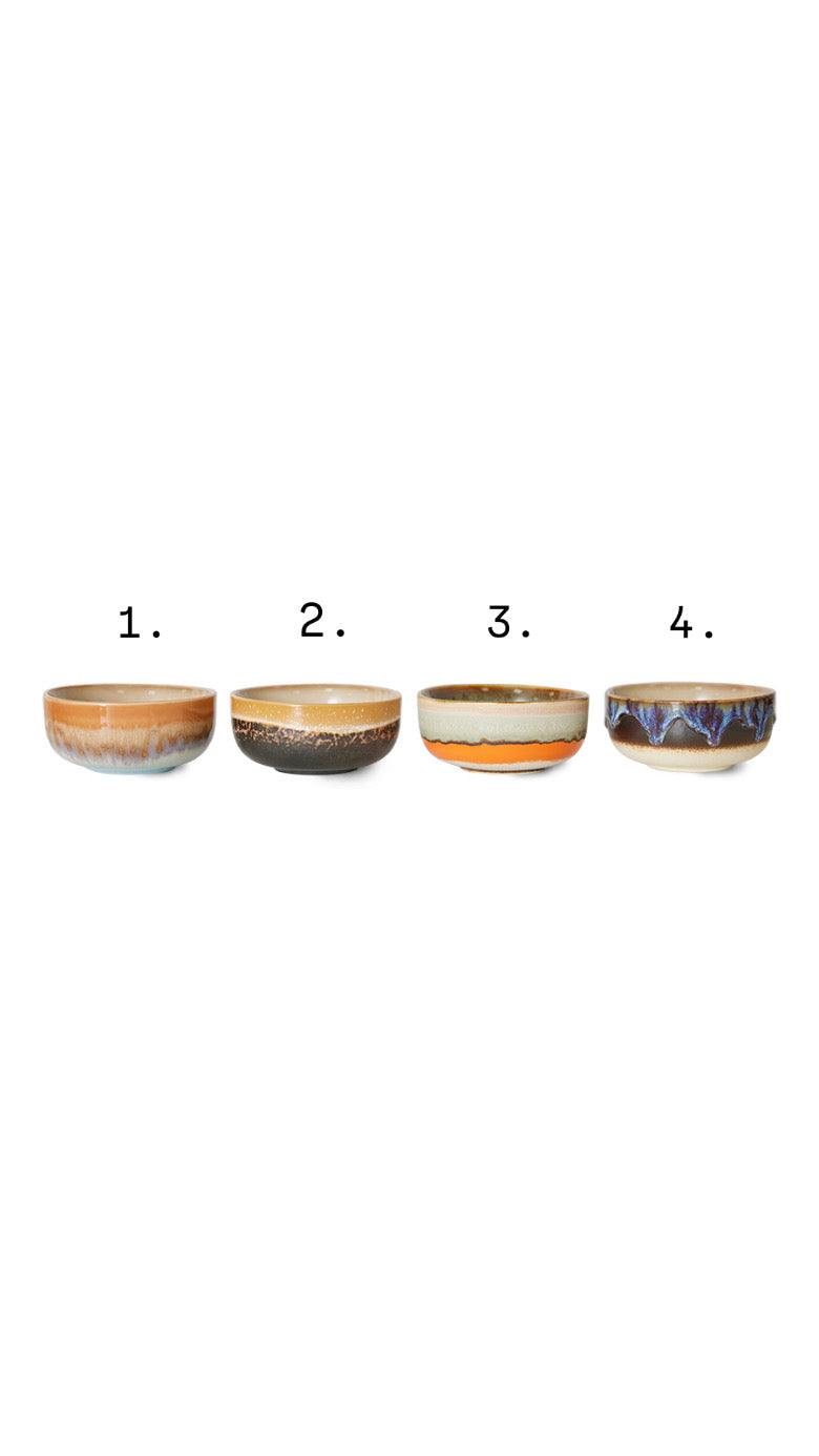 Hk Living 70s Ceramics: Tapas Bowl Crystal