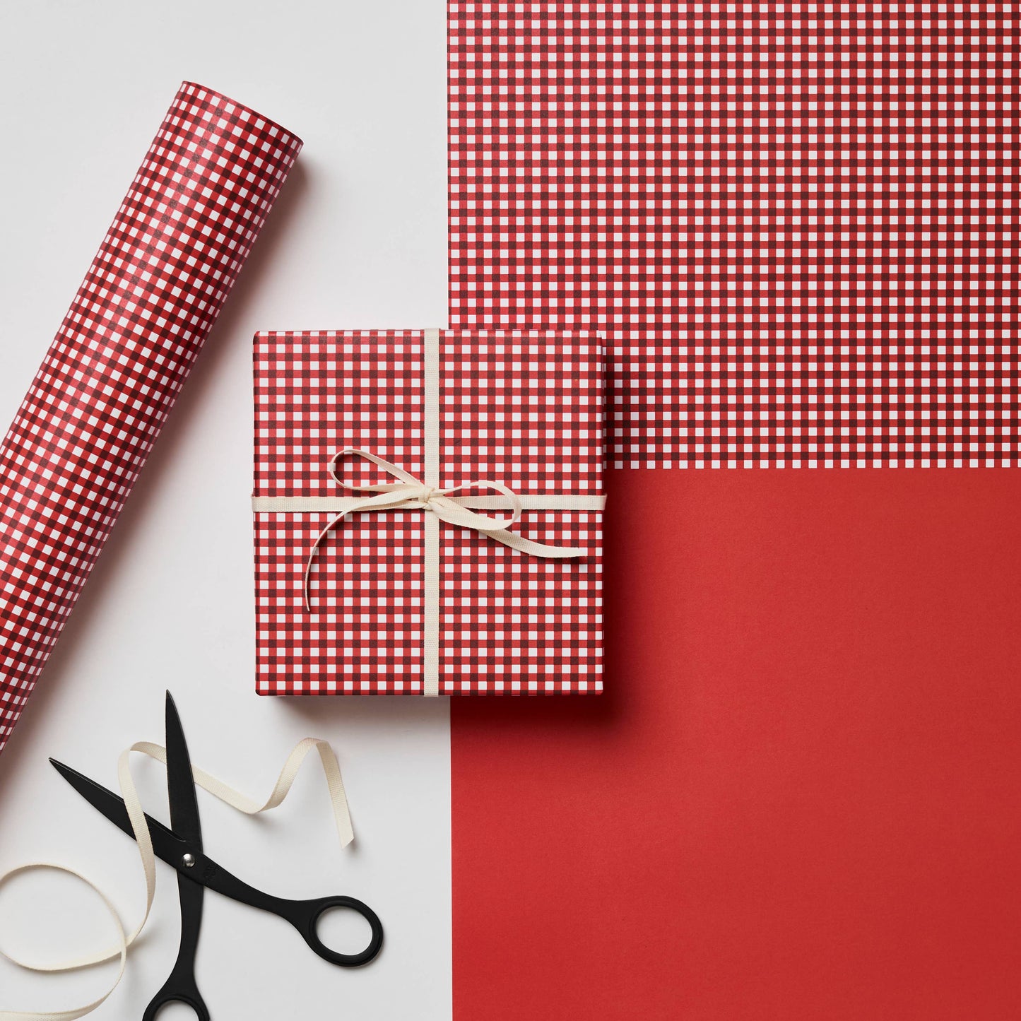Kinshipped - Red Gingham Gift Wrap