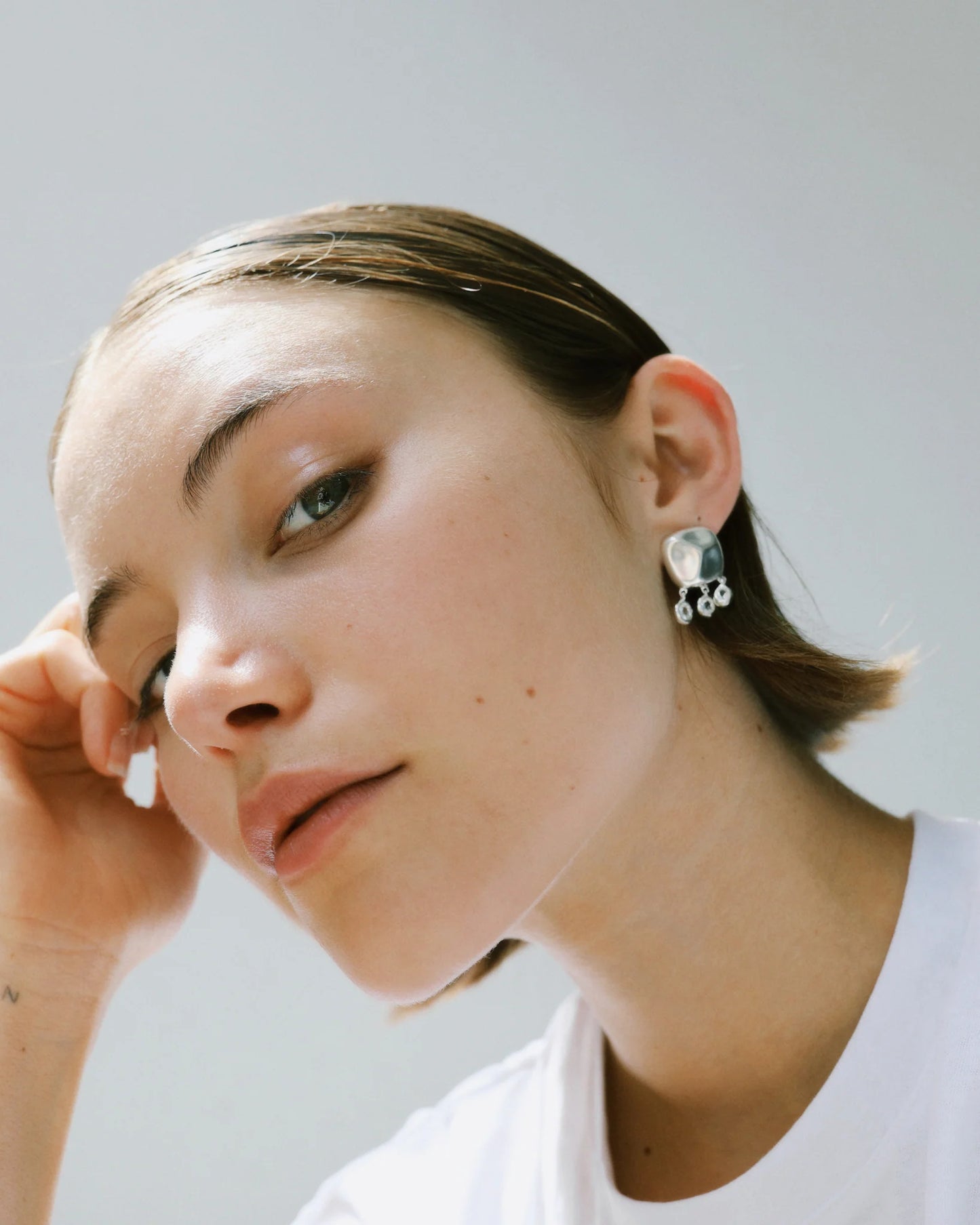 Tyger by the Tail - Nyx Earrings, Silver