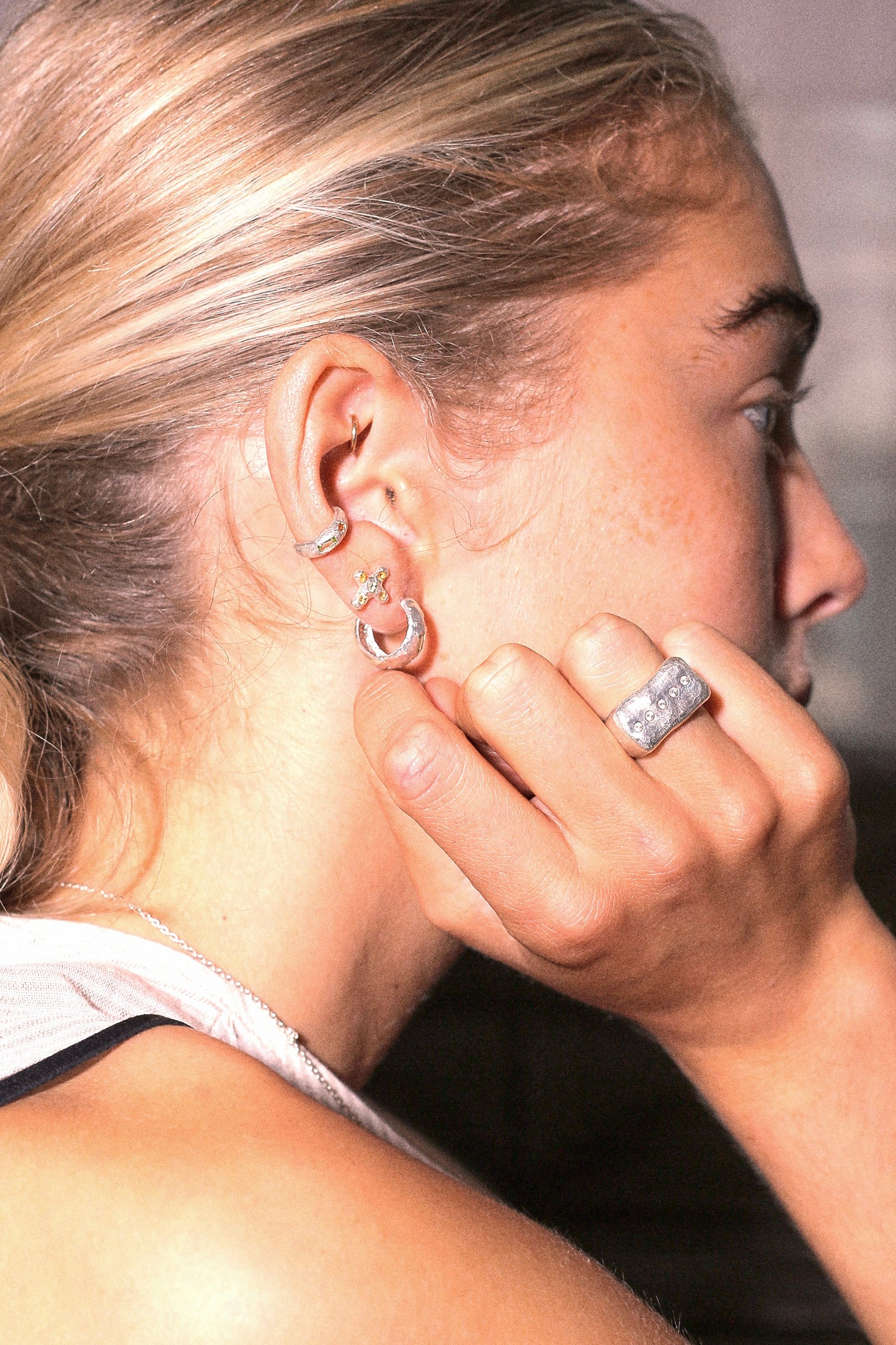 Tyger by the Tail - Ella Ring, Silver