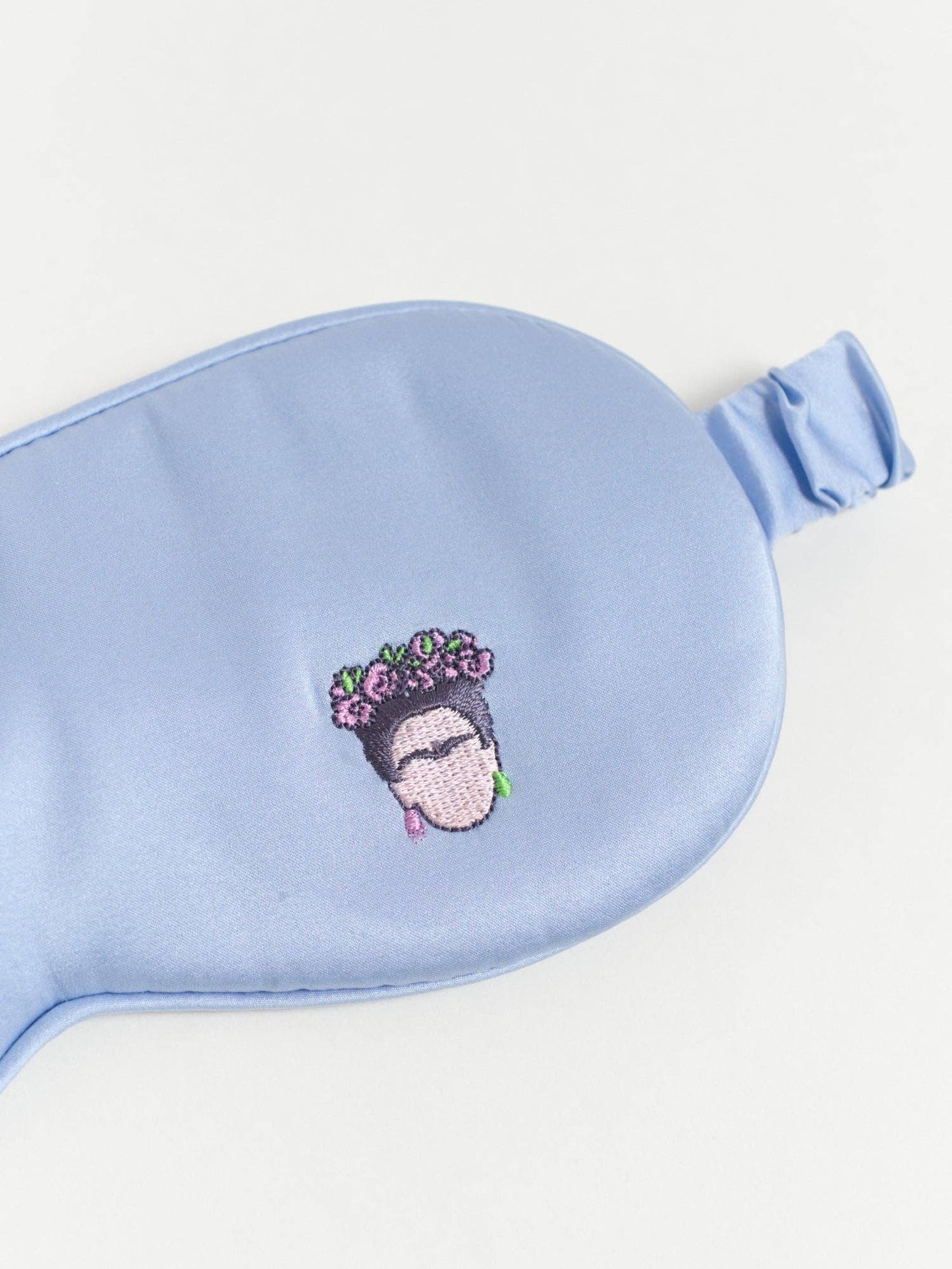 Lost Pattern NYC - Frida Silk Sleep Eye Mask, Blue