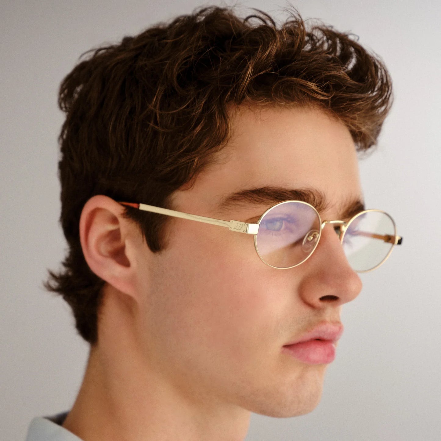 Le Specs - Poseidon Deux, Blue Light - Gold