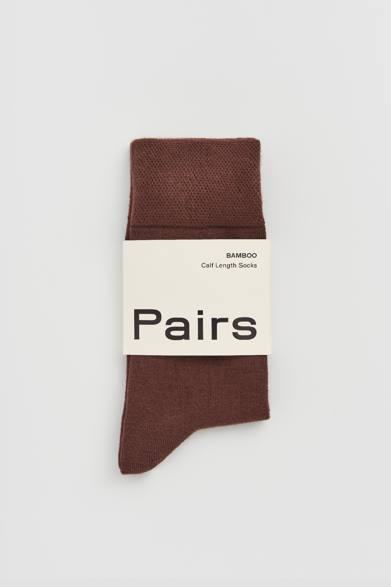 Pairs - Earth Brown Bamboo Socks