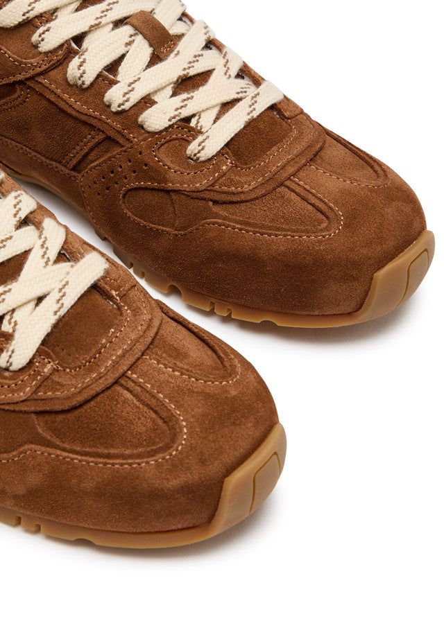 Alohas - Tb.56 Suede Brown Leather Sneakers