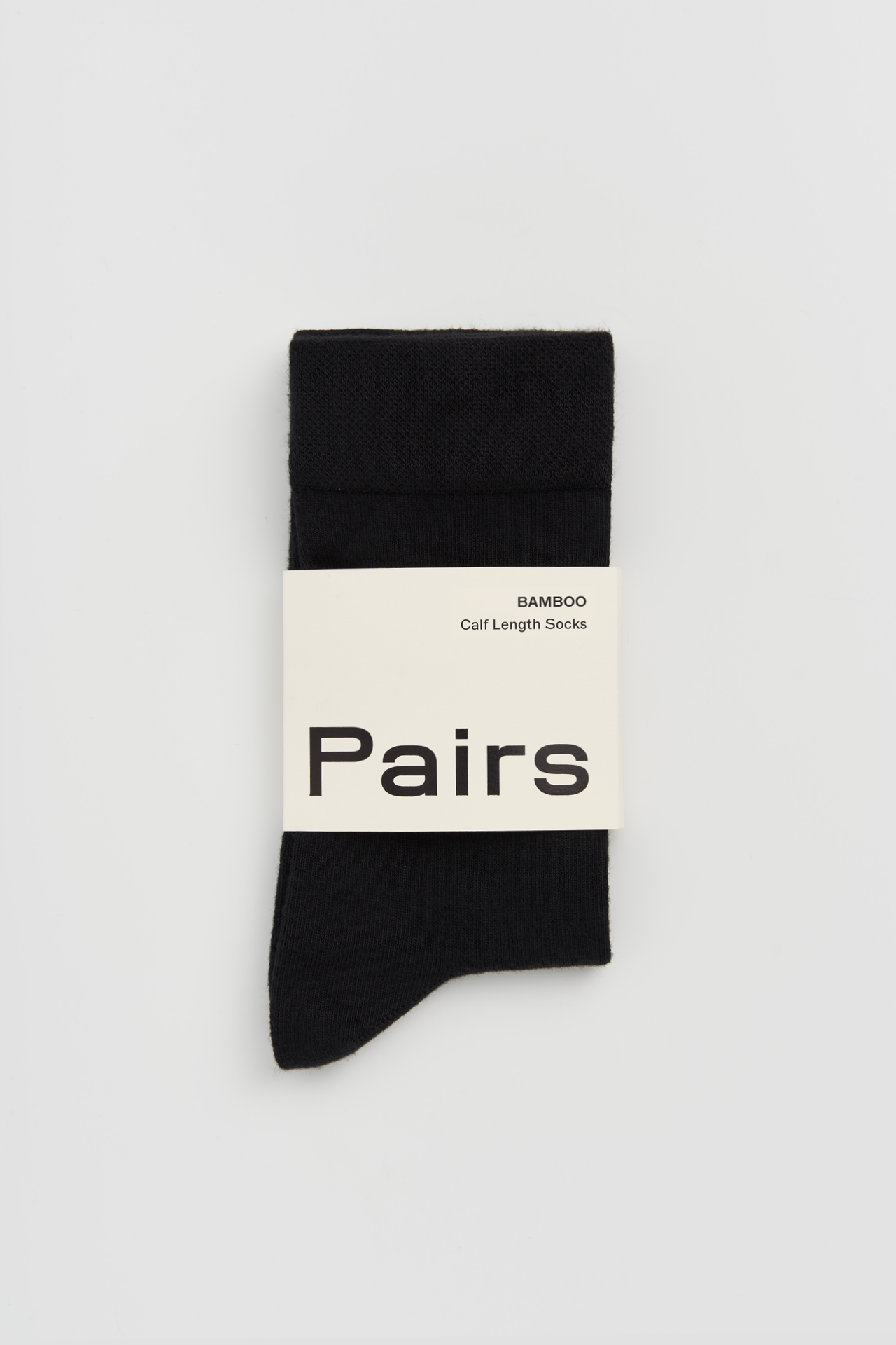 Pairs - True Black Bamboo Socks