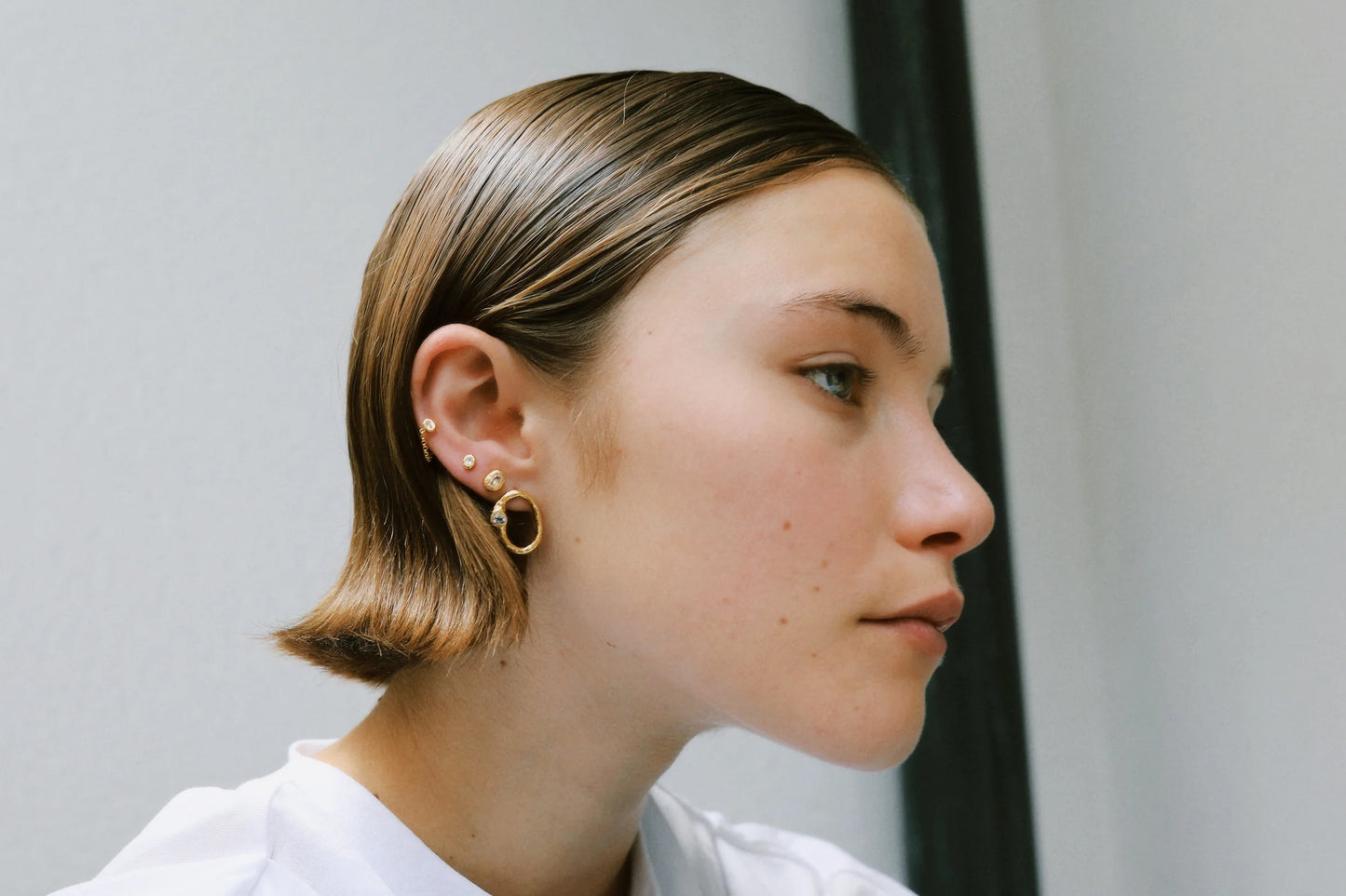 Tyger by the Tail - Theia Hoops, Gold
