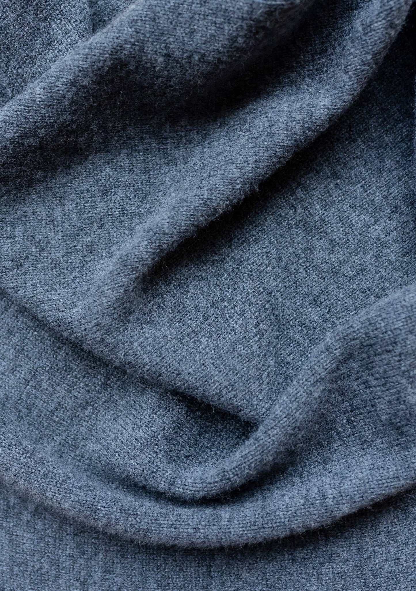 TBCo - Large Merino Triangle Scarf in Charcoal