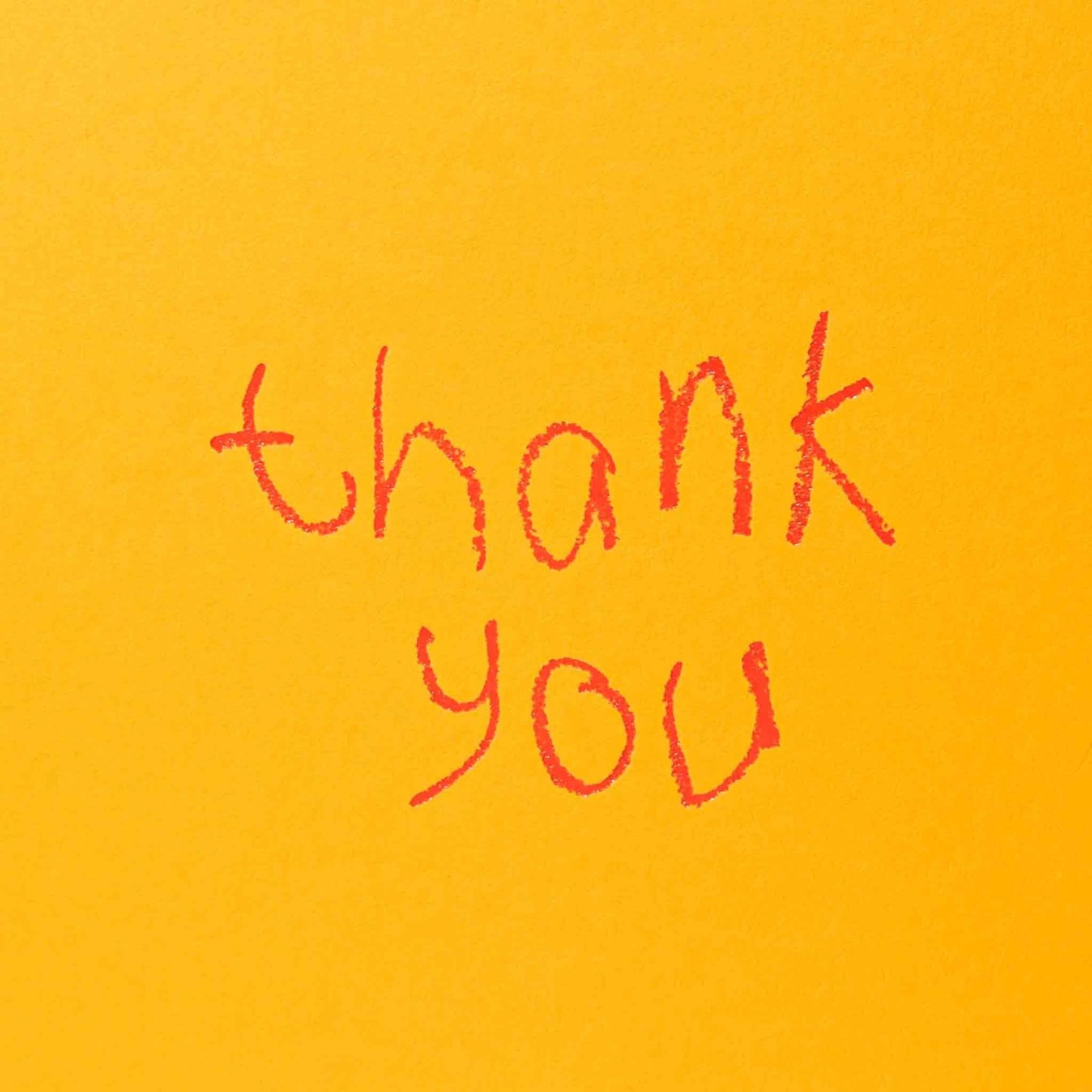 Text from a Friend, Hand Foiled Card - Thank You