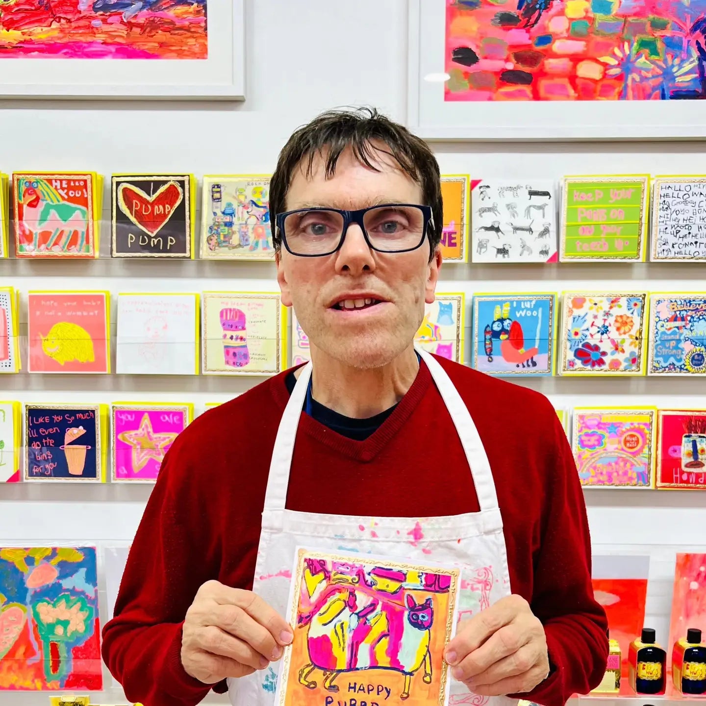 Arthouse Unlimited - Happy Purr Day greetings card