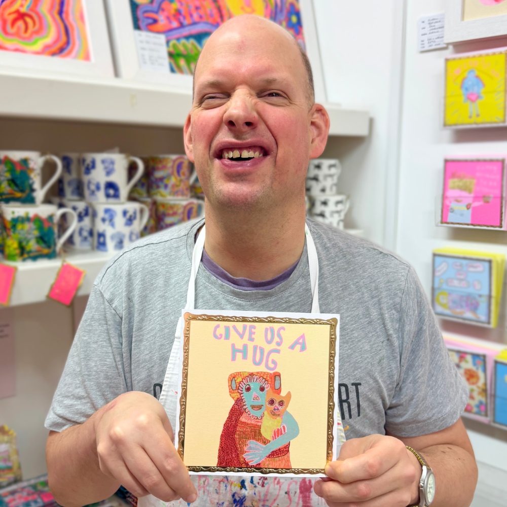 Arthouse Unlimited - Give Us A Hug, Greetings Card