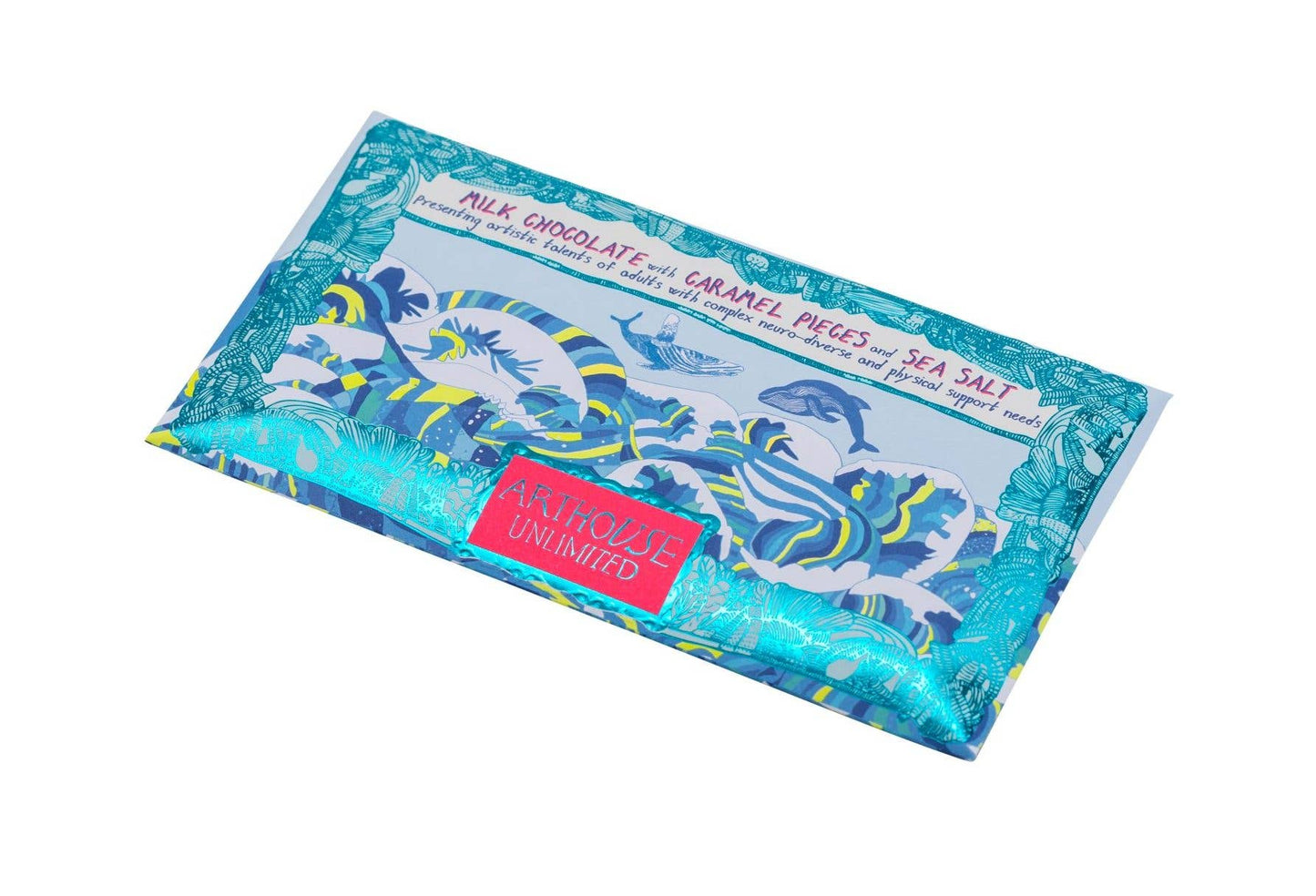 Arthouse Unlimited Swim with Whales Milk Chocolate Bar