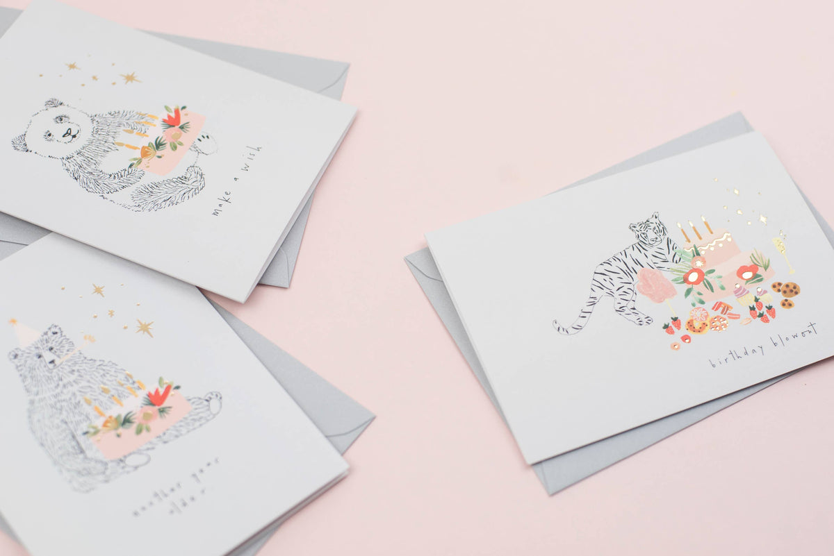 Katie Housley - Hand Finished Card, Another Year Older