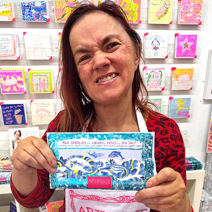 Arthouse Unlimited Swim with Whales Milk Chocolate Bar