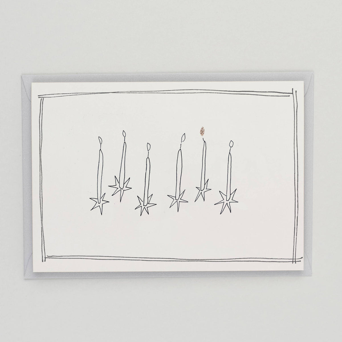 Katie Housley - Hand Finished Card, Birthday Candles