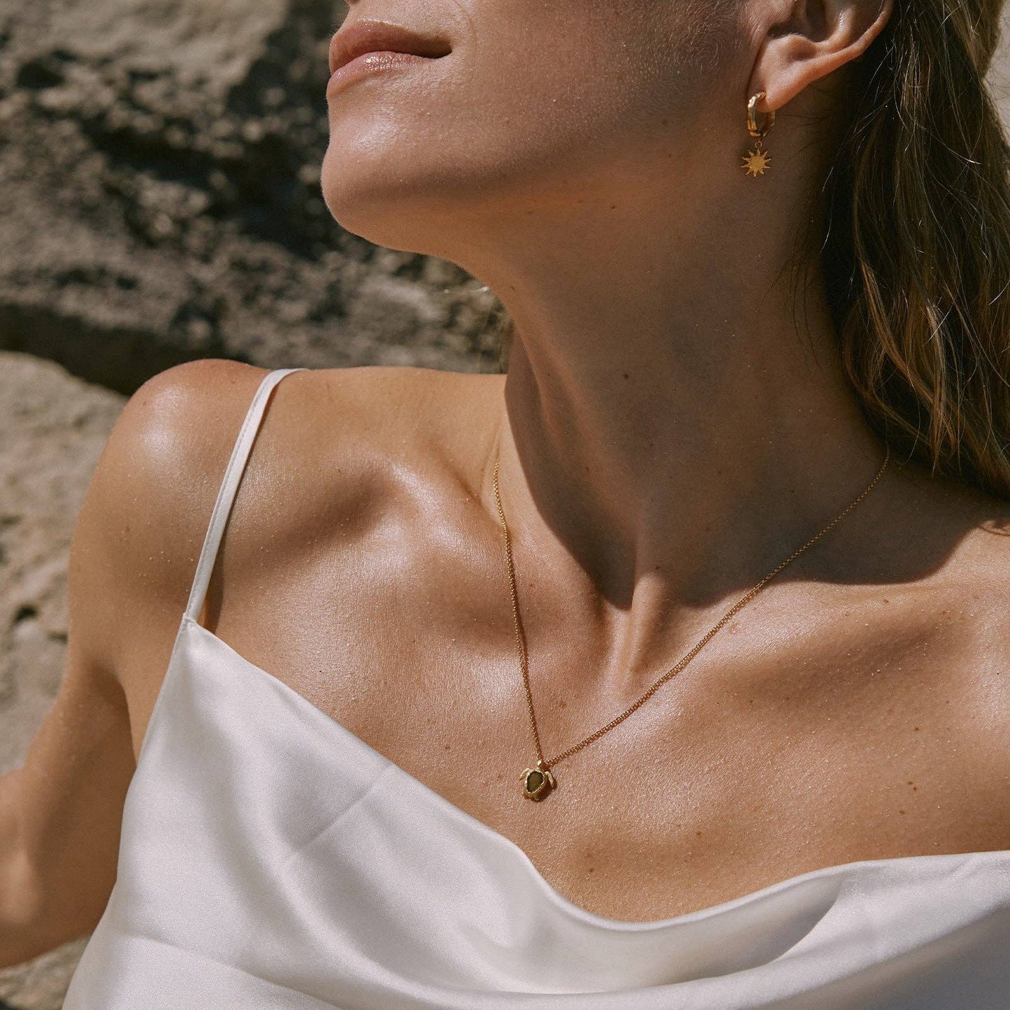 Agapée - Cala Earrings, Gold