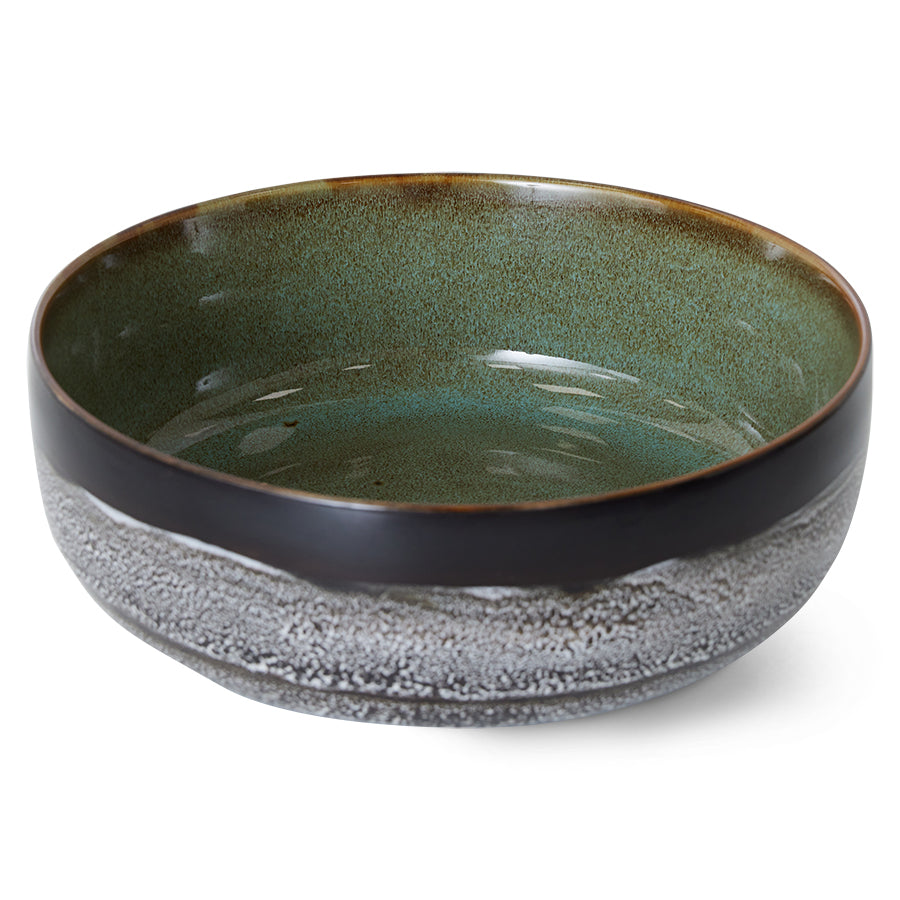 HKLIVING - 70s Ceramics: Salad Bowl, Rock on