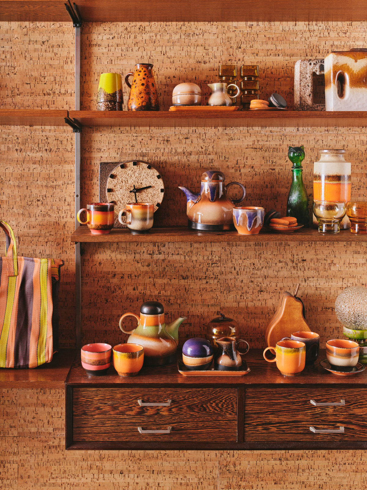 HKLIVING - 70’s Ceramics: Coffee Pot, Morning