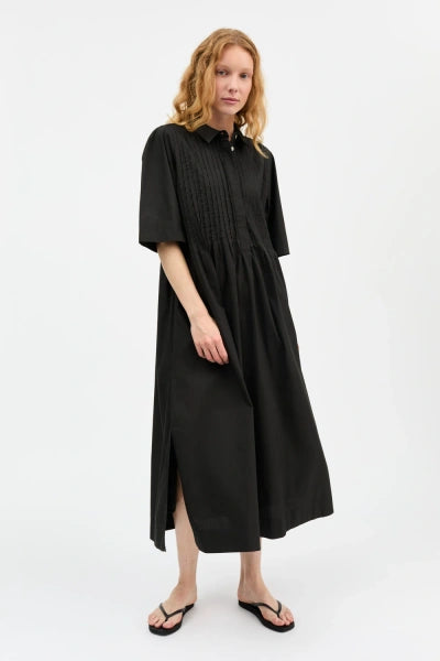 Skall Studio - Dot Shirt Dress, Black