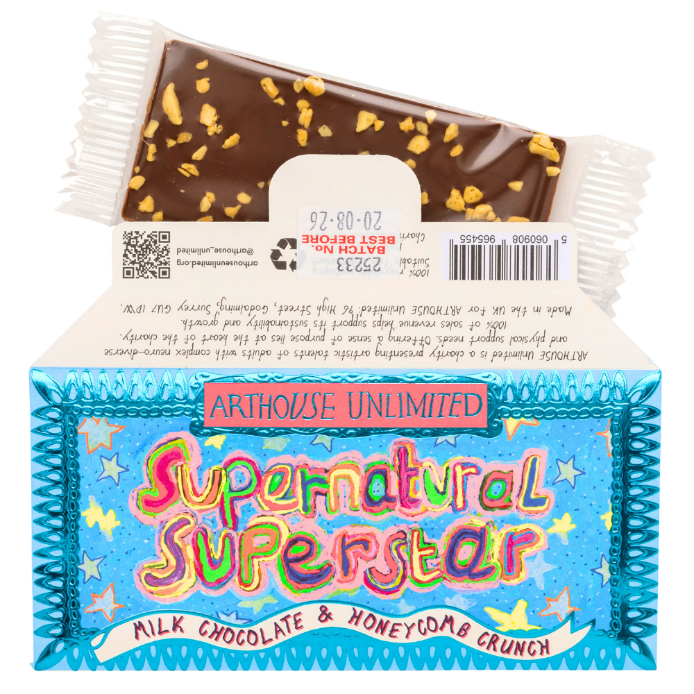 Arthouse Unlimited - Joy Sized: Supernatural Superstar, Milk Chocolate & Honeycomb Crunch