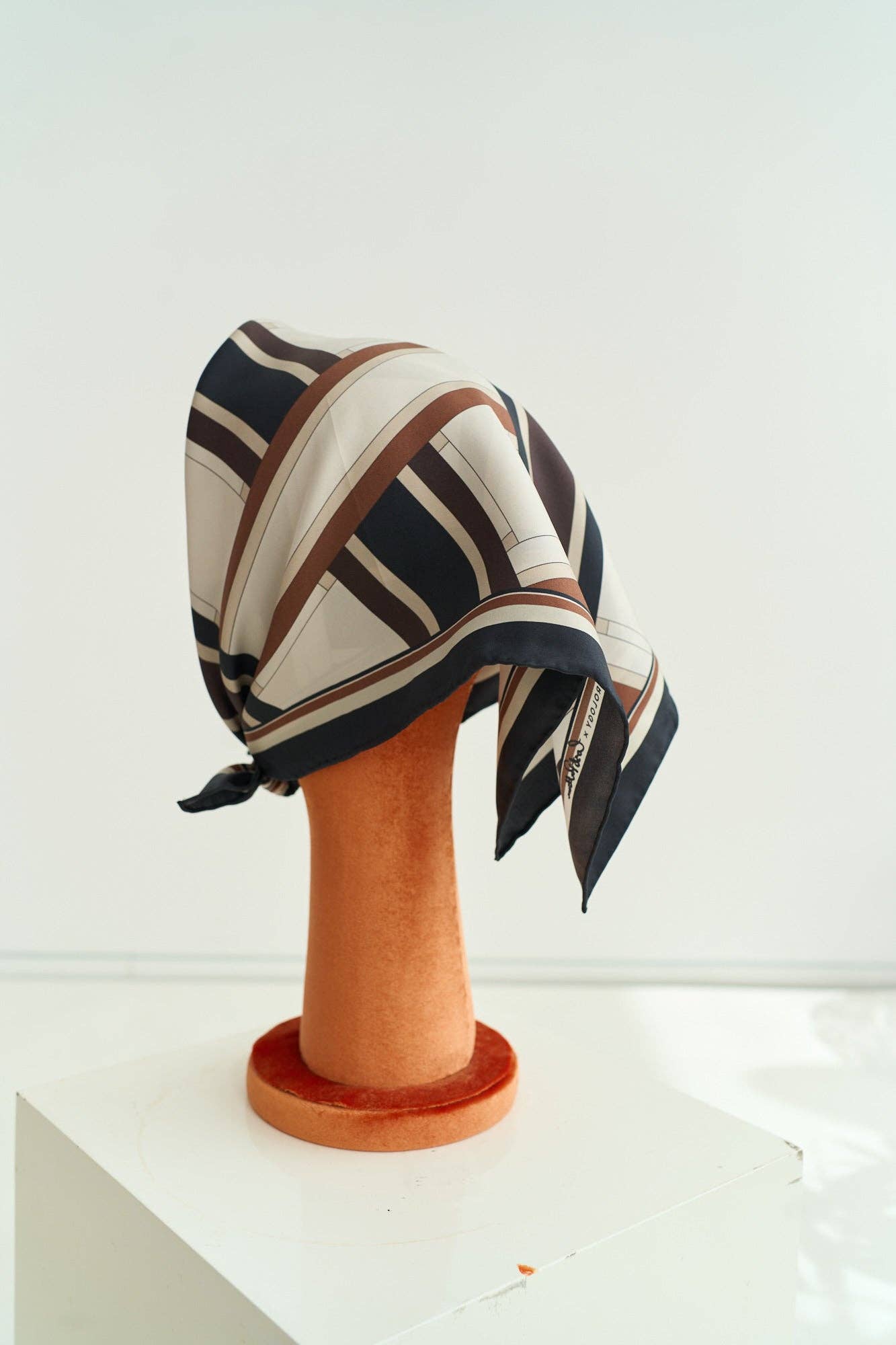 Lost Pattern NYC x Leatherology Silk Square Scarf