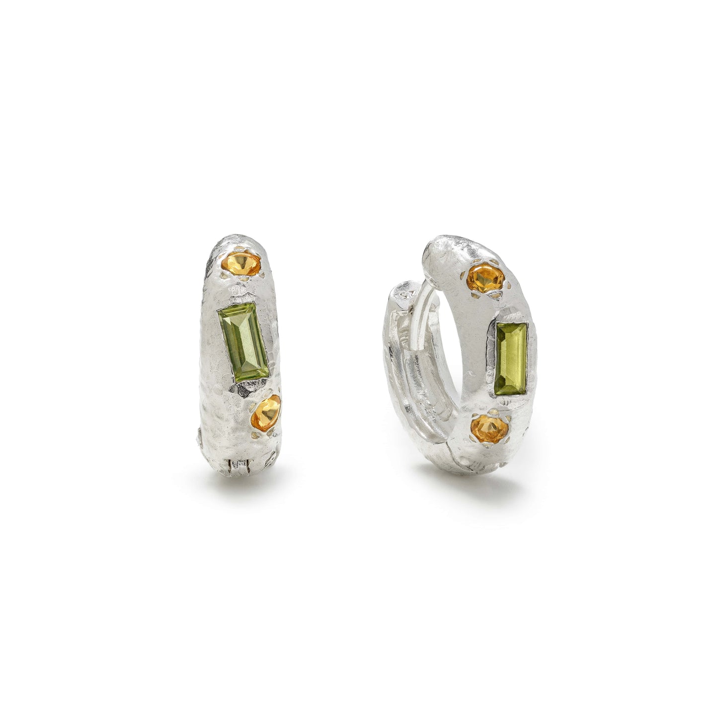 Tyger by the Tail - Mini Hoops, Silver