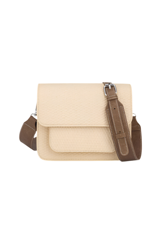 HVISK Cayman Pocket Raffia Structure - Raffia Sand
