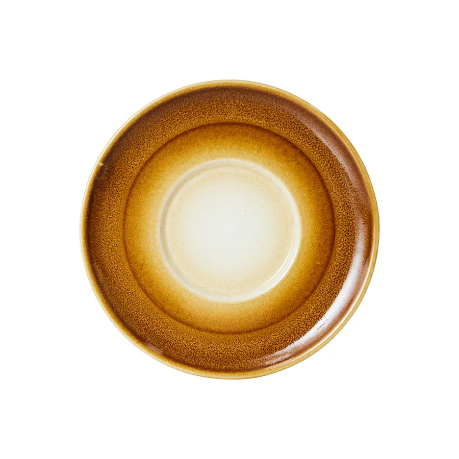 HKLIVING - 70's Ceramics: Saucers, Big Sur (Set of 4)