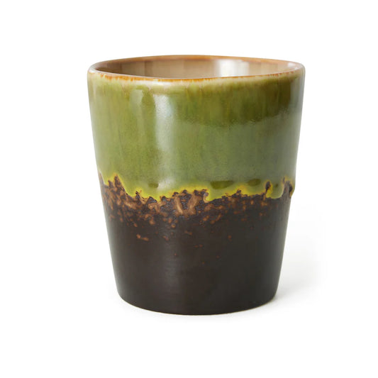 HKLIVING - 70s Ceramics: Coffee mug, algae