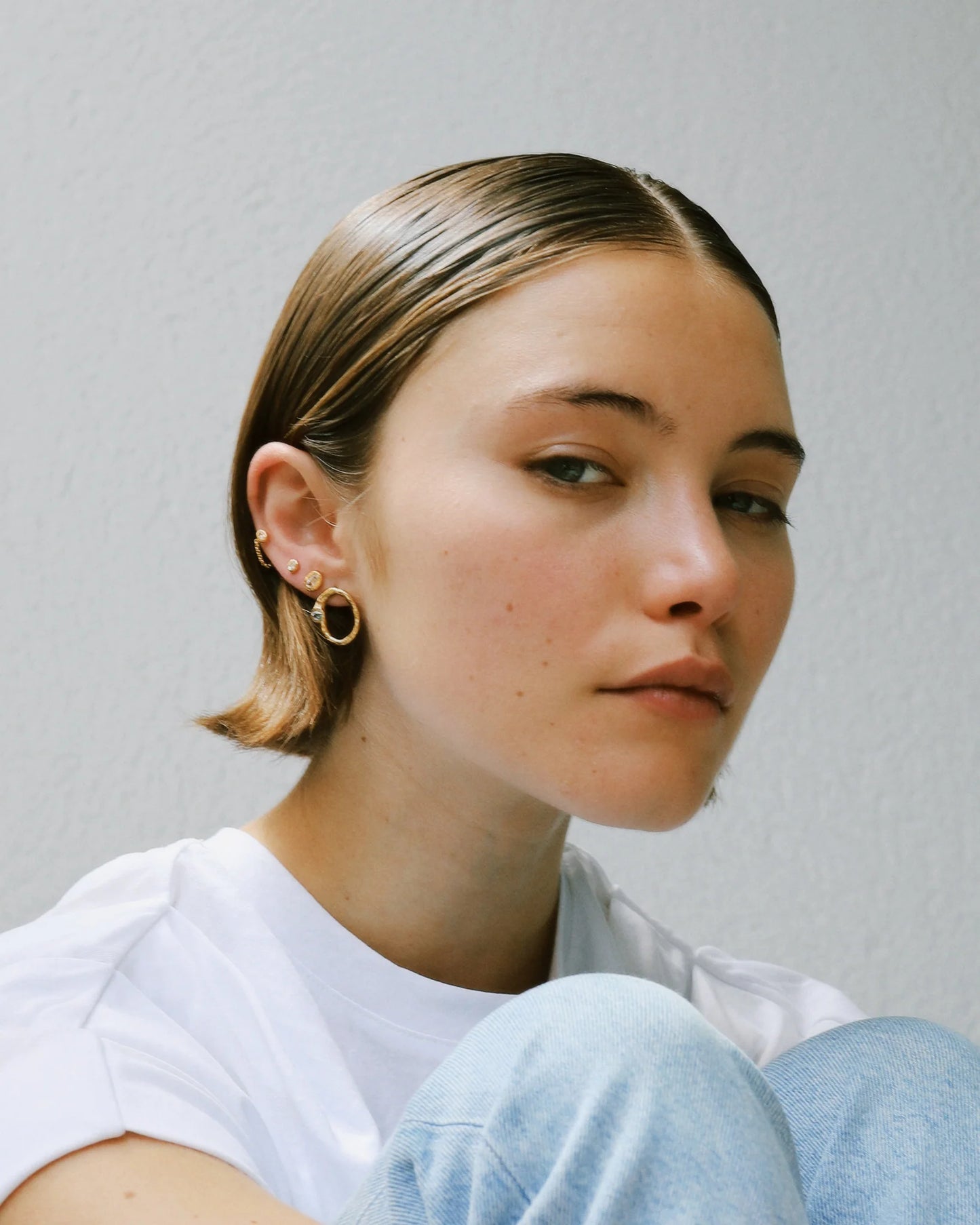 Tyger by the Tail - Theia Hoops, Gold