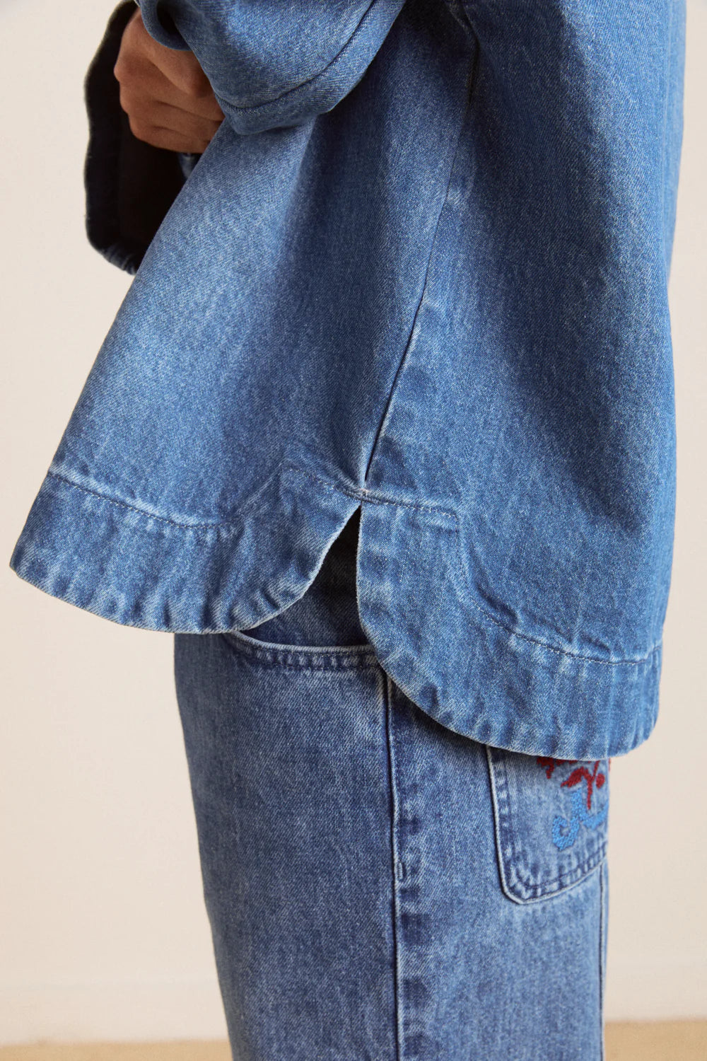 Damson Madder - Scarlett Rugby Shirt, Bayou Wash