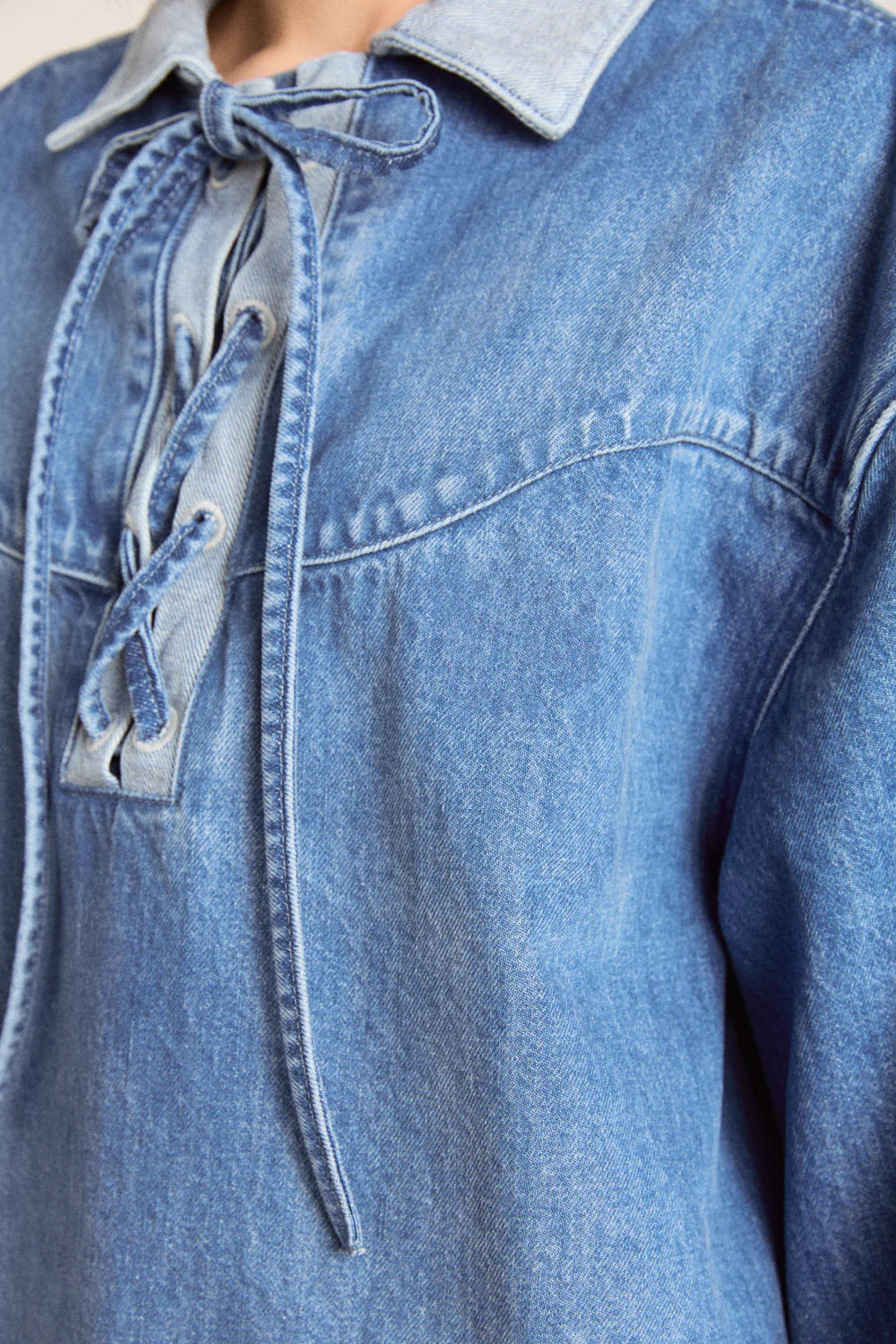 Damson Madder - Scarlett Rugby Shirt, Bayou Wash