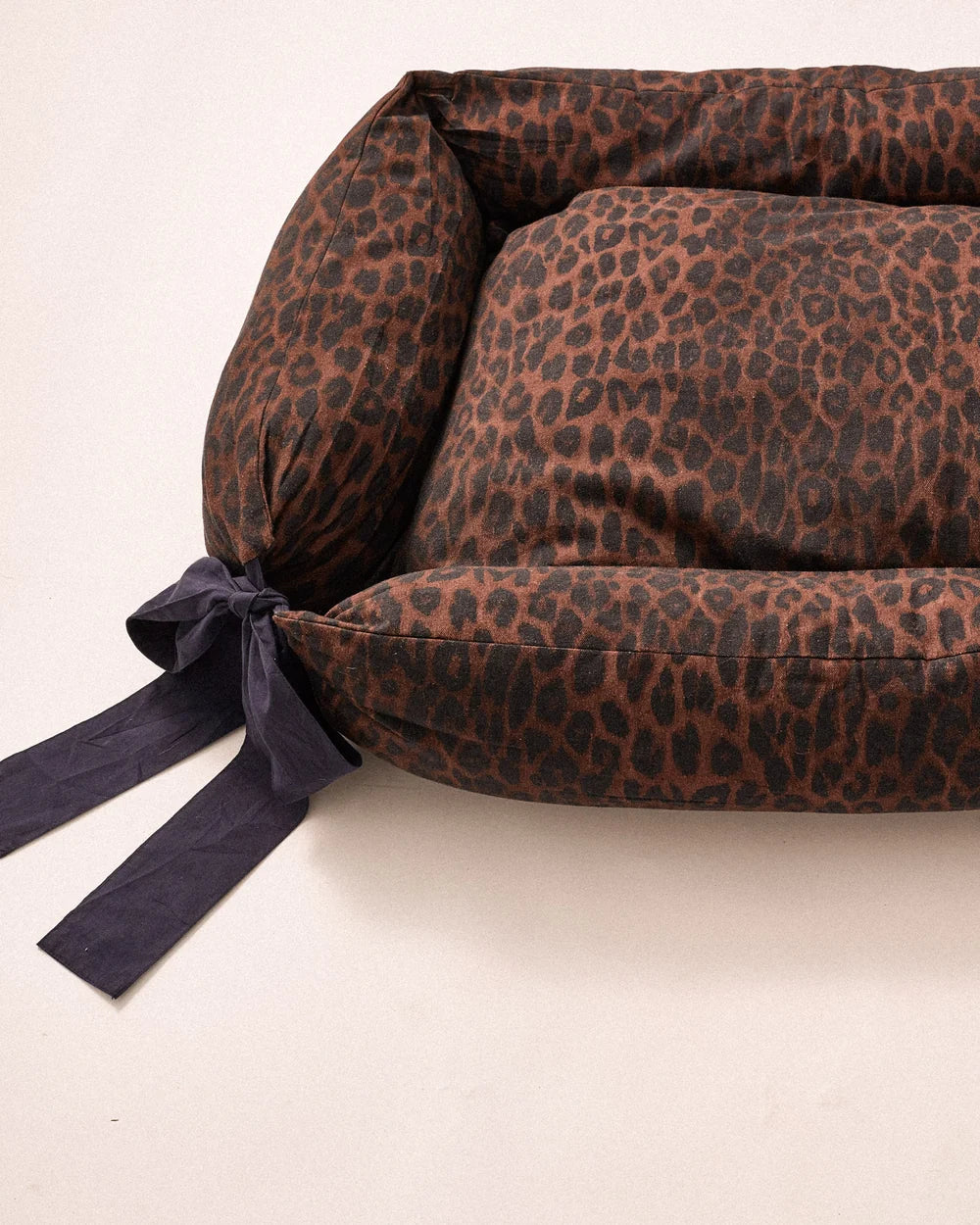 Damson Madder - Dog Bed, Dark Leopard