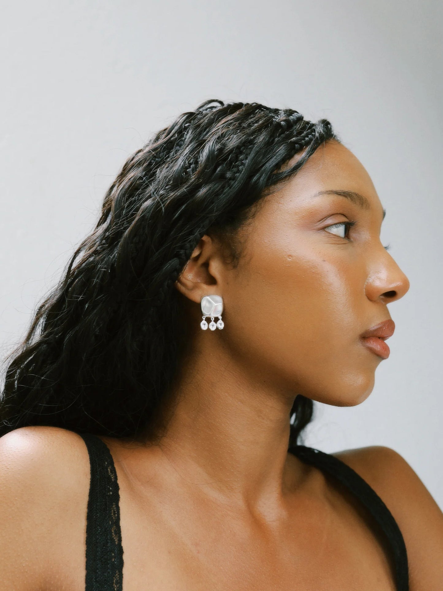 Tyger by the Tail - Nyx Earrings, Silver