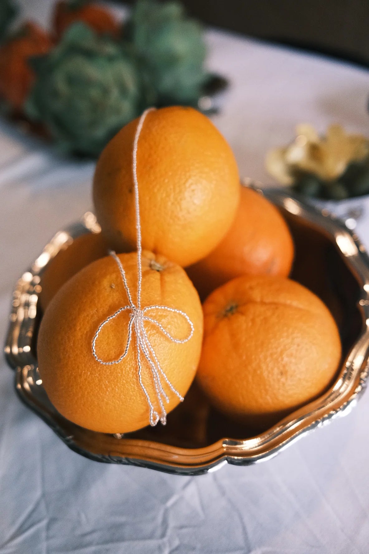 Labro - Bow Necklace, Silver