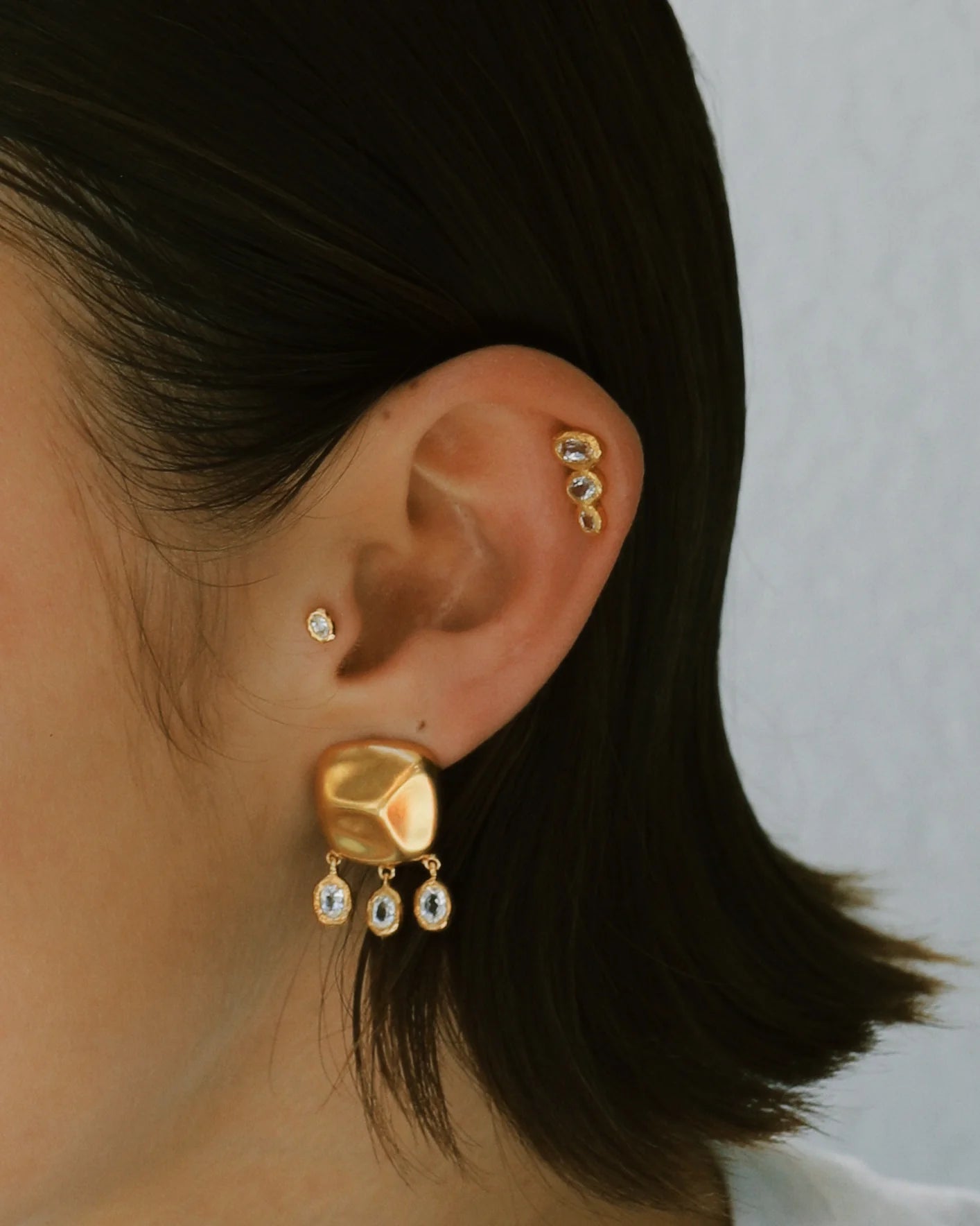 Tyger by the Tail - Astra Mini Stud, Gold