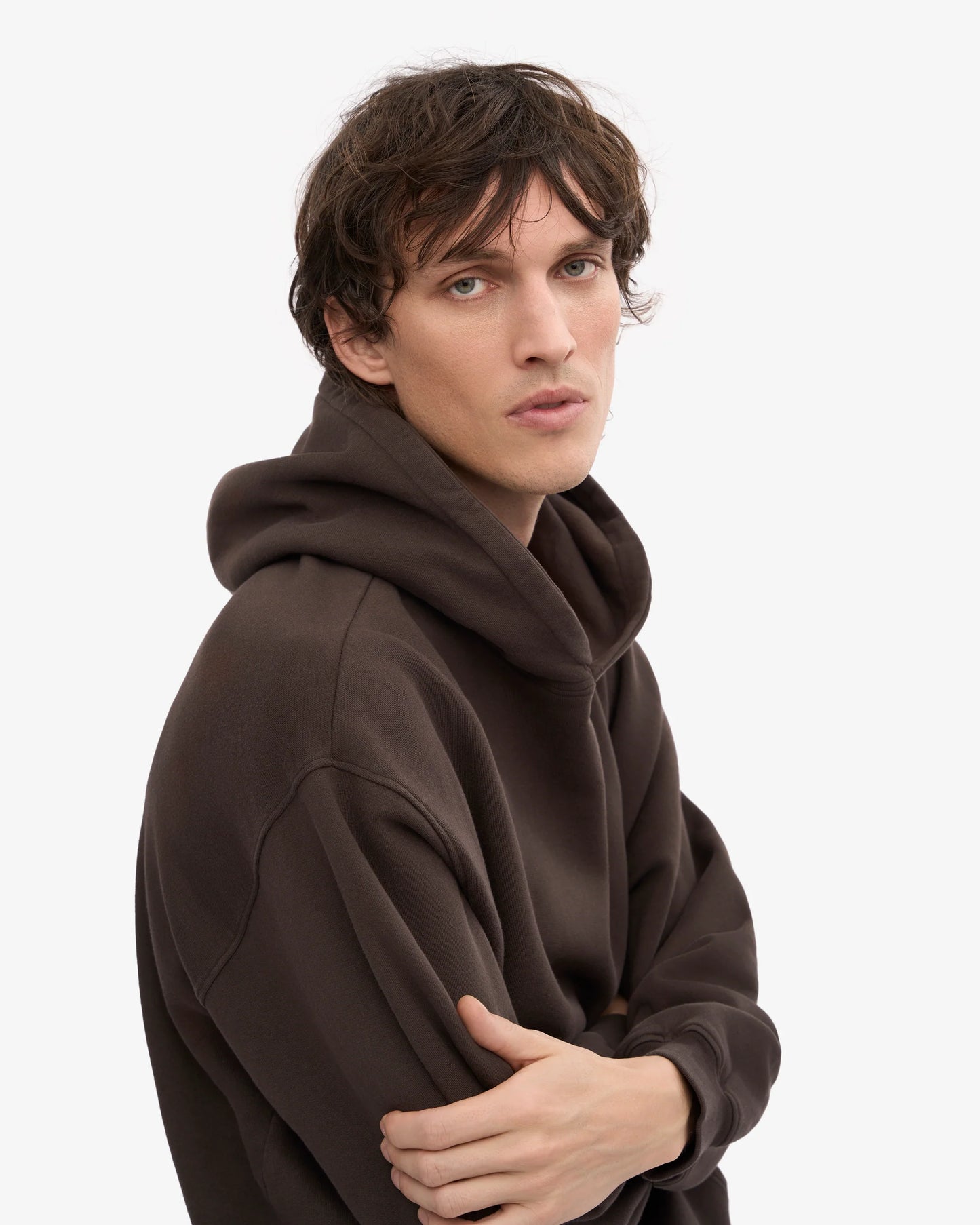 Colourful Standard - Oversized Organic Hoodie, Coffee Brown