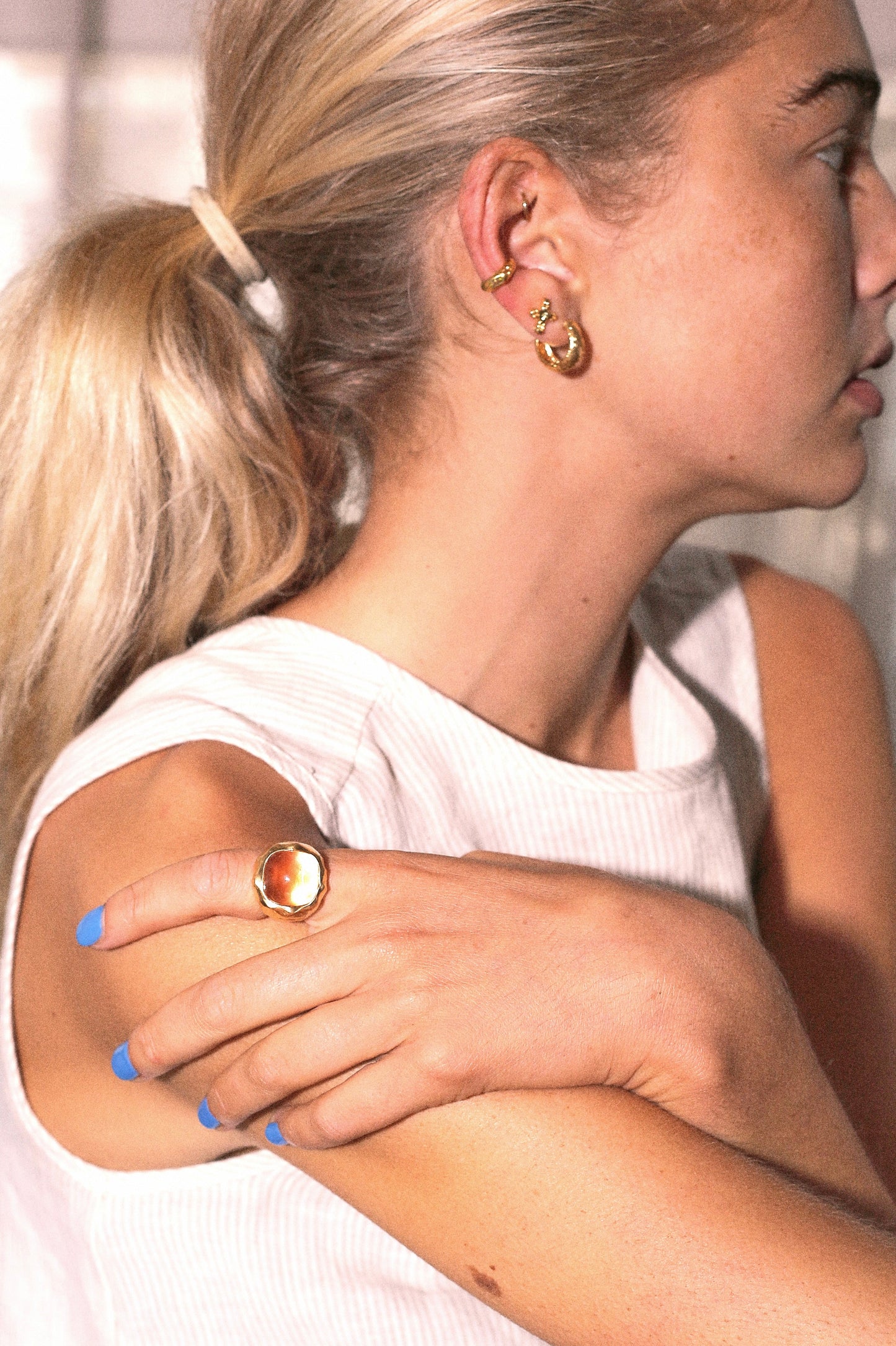 Tyger by the Tail - Petra Ring, Silver